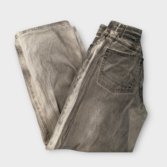 Zara Gray Relaxed Jeans High-Waisted Soft Denim - Picture 9 of 12